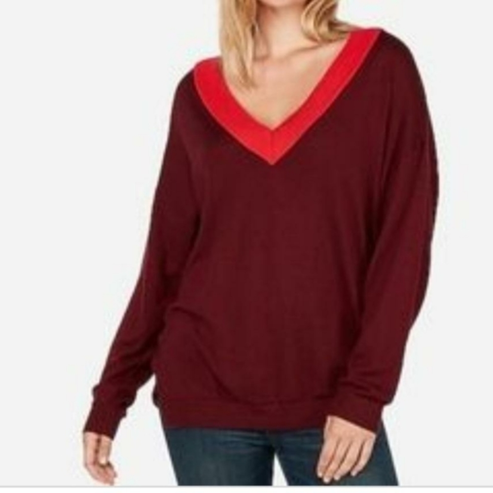 NWT Express V-Neck Oversized Sweater Size M